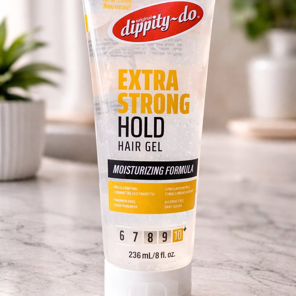 Dippity-Do Extra Strong Hold Hair Gel 8 oz – Moisturizing